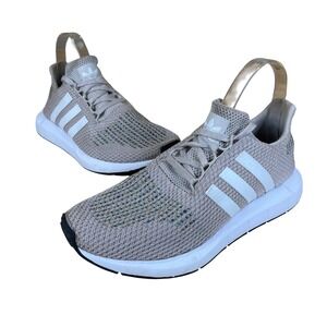 Adidas Swift Run Rainbow Knit Casual Sneakers Women US 7.5 Beige White Active
